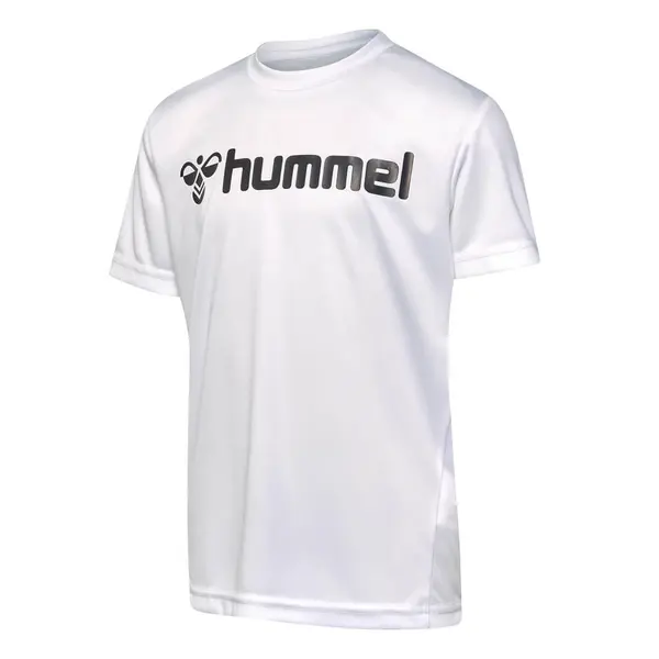 Tricou hummel LOGO POLY COPII - 9001 White, 152