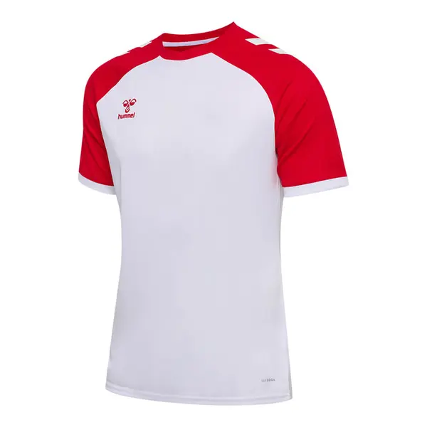 Tricou hummel MATCH LEAGUE - 9402 White True Red, 3XL