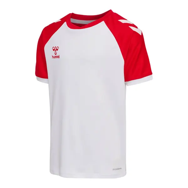 Tricou hummel MATCH LEAGUE COPII - 9402 White True Red, 128