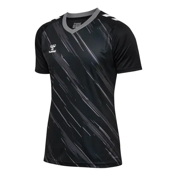 Tricou hummel MATCH TRIUMPH - 2330 BLACK/STEEL GRAY, 3XL