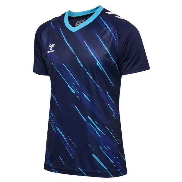 Tricou hummel MATCH TRIUMPH - 7783 MARINE/AQUARIUS, XS
