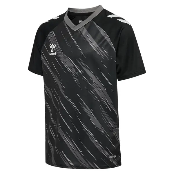 Tricou hummel MATCH TRIUMPH Copii - 2330 BLACK/STEEL GRAY, 152