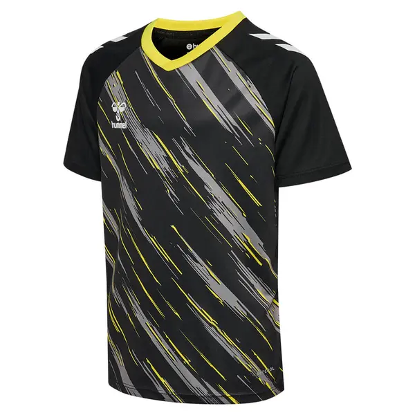 Tricou hummel MATCH TRIUMPH Copii - 5138 BLACK/BLAZING YELLOW, 128
