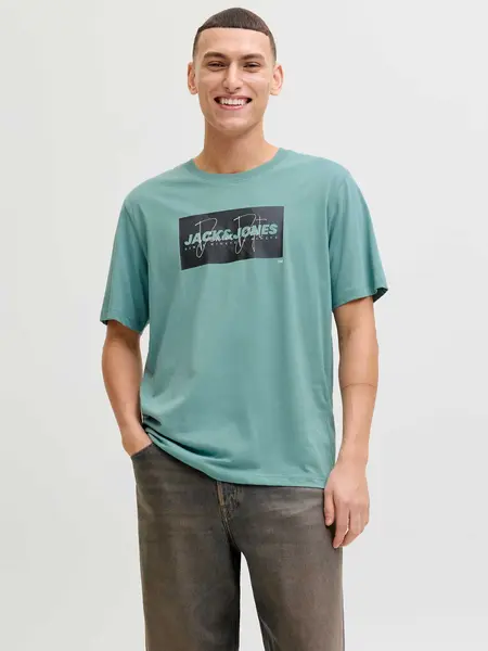 Tricou Jjcole Print Ss Crew Neck