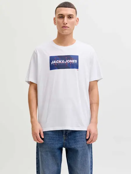 Tricou Jjcole Print Ss Crew Neck