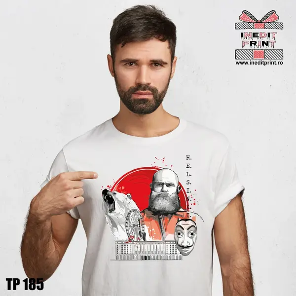 Tricou La Casa de Papel Helsinki TP186 -