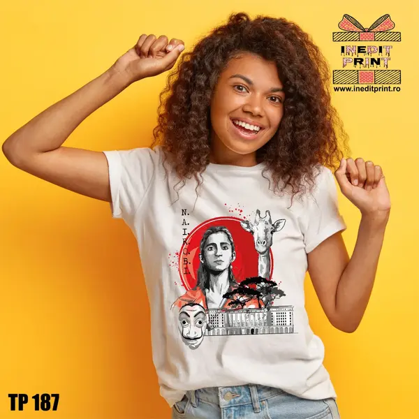 Tricou La Casa de Papel Nairobi TP187 -