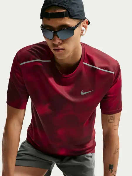 Tricou M Nk Df Uv Miler Aop Ss