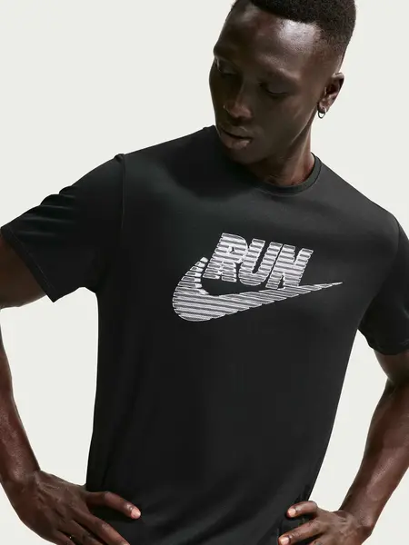 Tricou M Nk Df Uv Miler Run Energy Ss