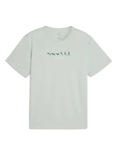 Tricou M Run Slogan Graphic