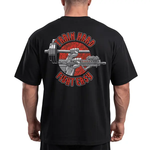 Tricou M-TAC Train Hard Fight Easy - M