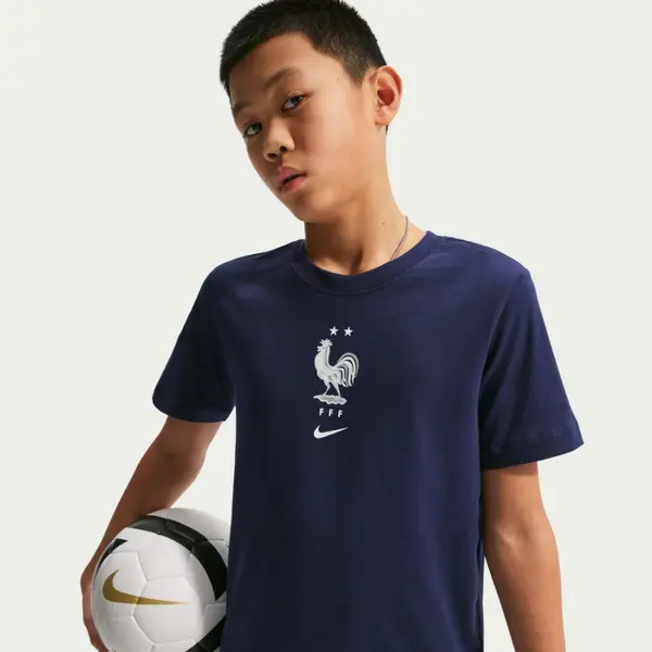 Tricou Nike copii FFF U Nk Crest Tee