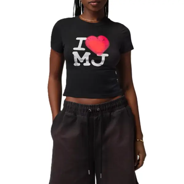 Tricou Nike W J FLT SS TMID GFX TEE MJ