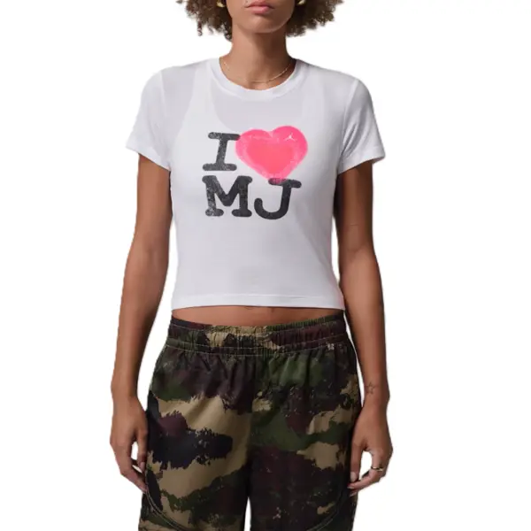 Tricou Nike W J FLT SS TMID GFX TEE MJ