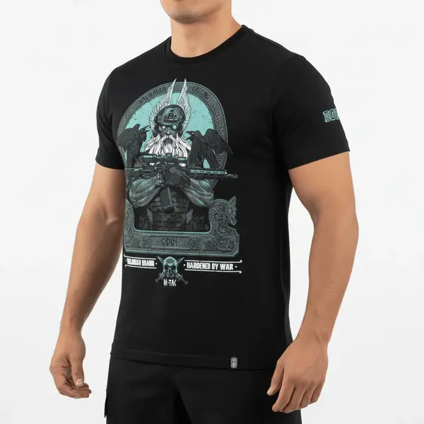 Tricou Odin Mistery negru M-TAC - S