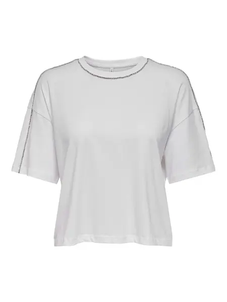 Tricou Onlcheri Life S/s O-neck Boxy Top Jrs