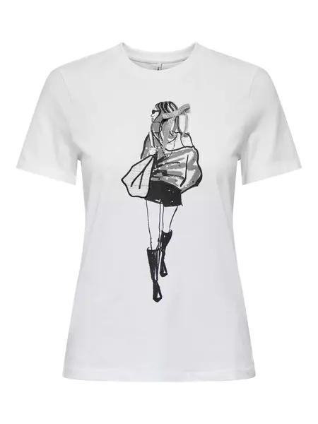 Tricou Onlemma Life Reg S/s Lady Top Jrs
