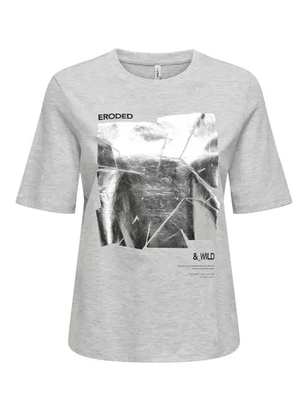 Tricou Onlfiola S/S Foil Top Box Jrs