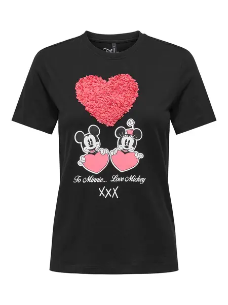 Tricou Onlmickey Life Reg S/s Valentine Lux Jrs