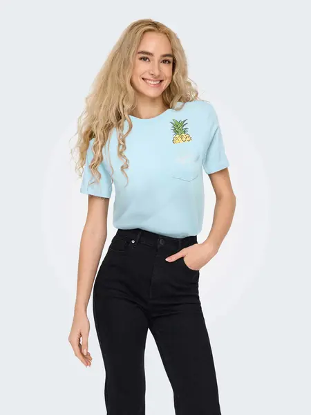 Tricou Onlpolly Reg S/s Pocket Top Box Jrs