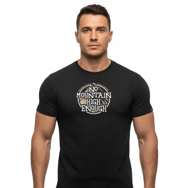 Tricou outdoor PENTAGON No Mountain High Enough - S