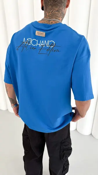 TRICOU OVERSIZE MECHANIC ATILER SAX-BLUE TSMH8(M25-37) (MĂRIME: L)