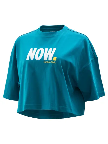 Tricou Oversized Cropped Now Logo