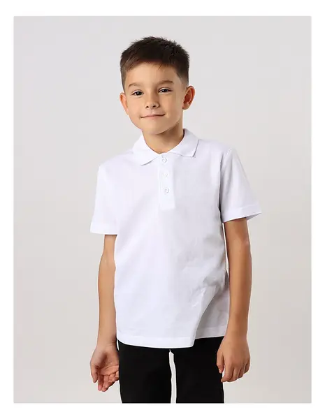Tricou pentru copii POLO Molet, alb