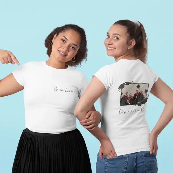 Tricou personalizat absolventi cu poza si nume TA6.2 -