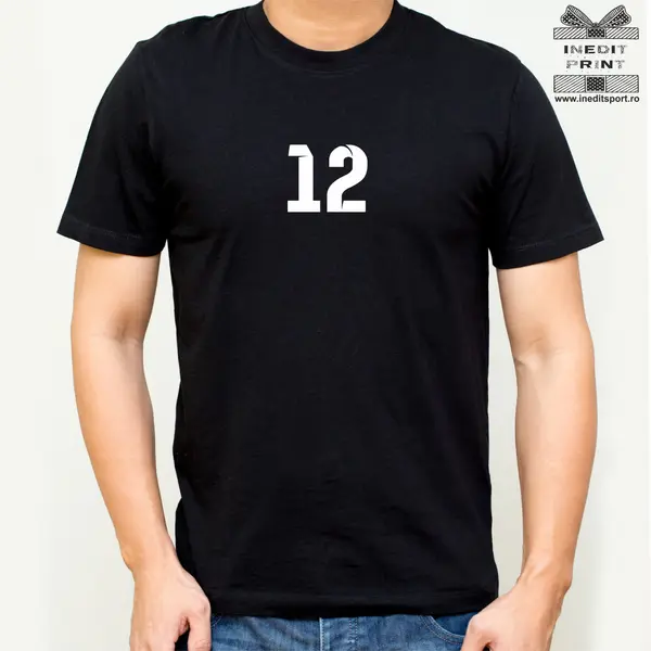 Tricou personalizat copii si adulti TF10.1 3XL, Tricou negru Bărbat
