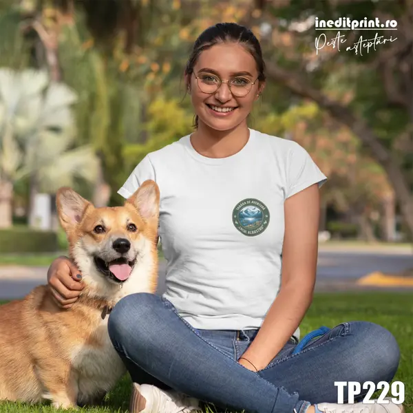 Tricou personalizat tabere TP229 ALB DAMA, XS