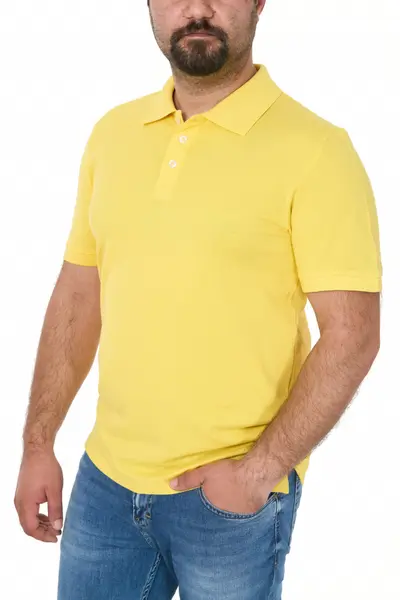 Tricou polo clasic, Patrik, galben (Marime tricou: S)