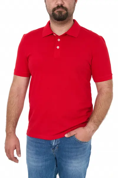 Tricou polo clasic, Patrik, rosu (Marime tricou: XL)