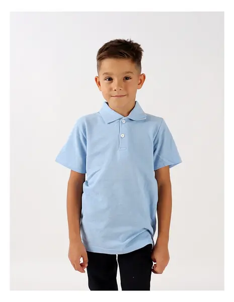 Tricou Polo Junior bleu
