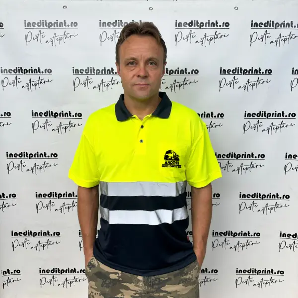 Tricou polo reflectorizant TR2 S