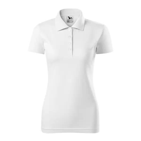 Tricou Polo Single J. - TPO1 Alb-Dama, L