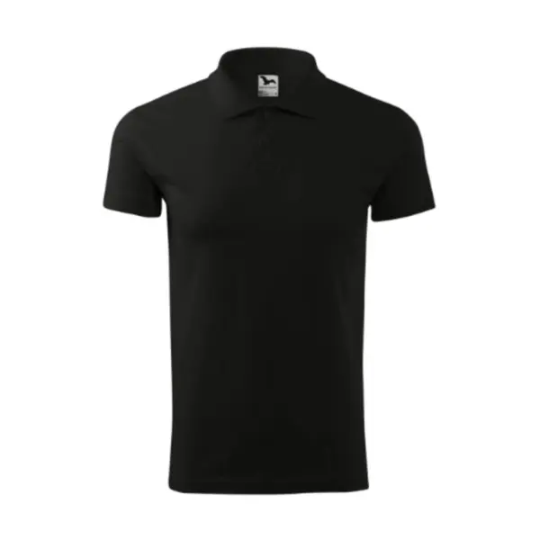 Tricou Polo Single J. - TPO1 Negru-Barbat, 2XL