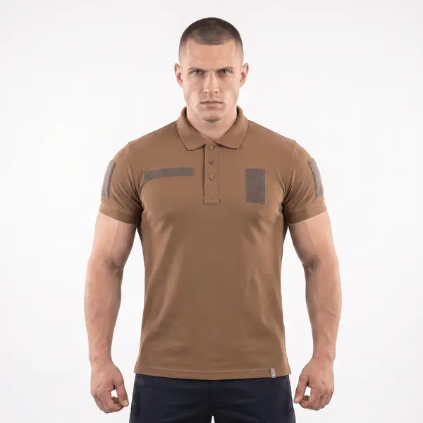 Tricou polo tactic M-TAC - COYOTE BROWN / XL