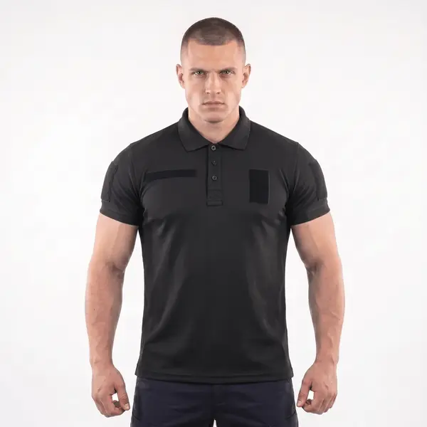Tricou polo tactic M-TAC - NEGRU / S