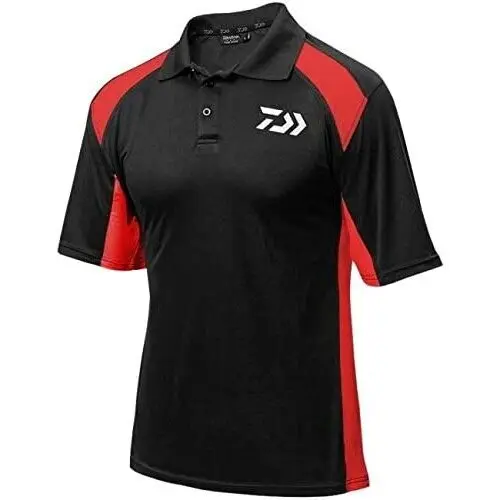 Tricou Polo Tournament Negru/Rosu Marime M