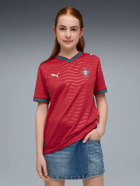 Tricou Portugal Fpf Home Jersey Replica Jr
