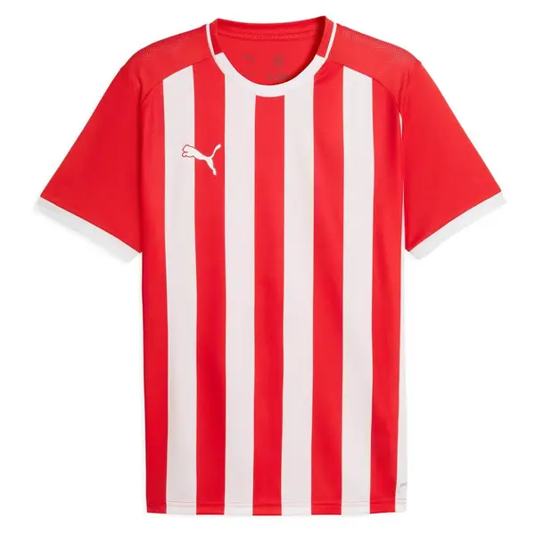 Tricou Puma teamLIGA26 Striped - 01 Red-White, M