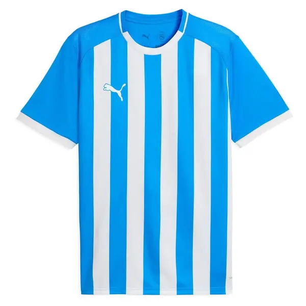 Tricou Puma teamLIGA26 Striped - 02 Electro White, S