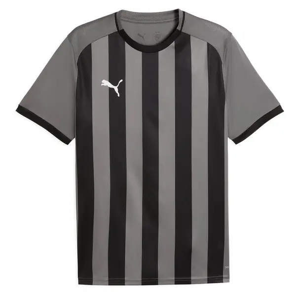 Tricou Puma teamLIGA26 Striped - 13 Gray Black, XXL