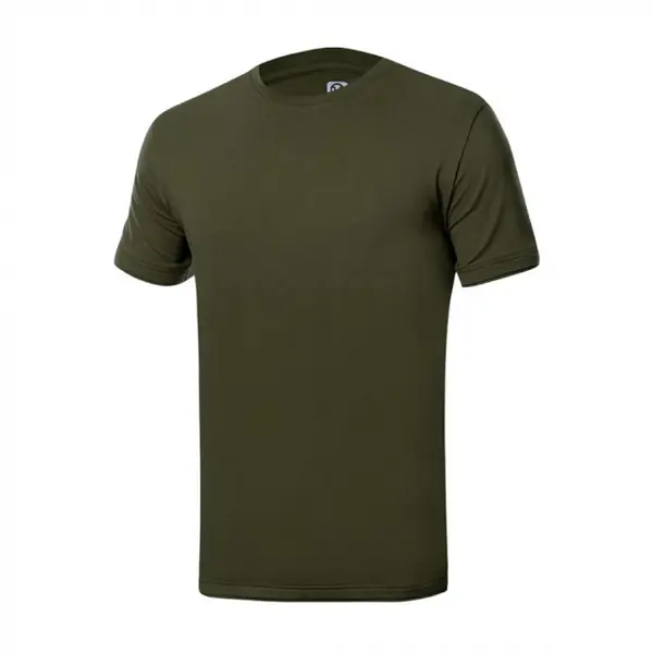 Tricou simplu barbati kaki cu maneca scurta, Ardon Trendy 4XL, KAKI