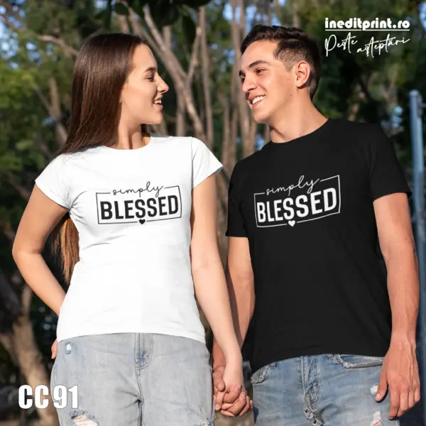 Tricou Simply Blessed CC91 -