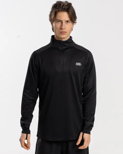 TRICOU SPORT CU MÂNECĂ LUNGĂ PENTRU BĂRBAȚI HARVEY- USCARE RAPIDĂ, RESPIRABIL - S
