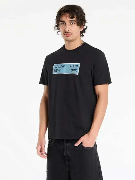 Tricou Ss 30s Eu Ckny Box Graphic