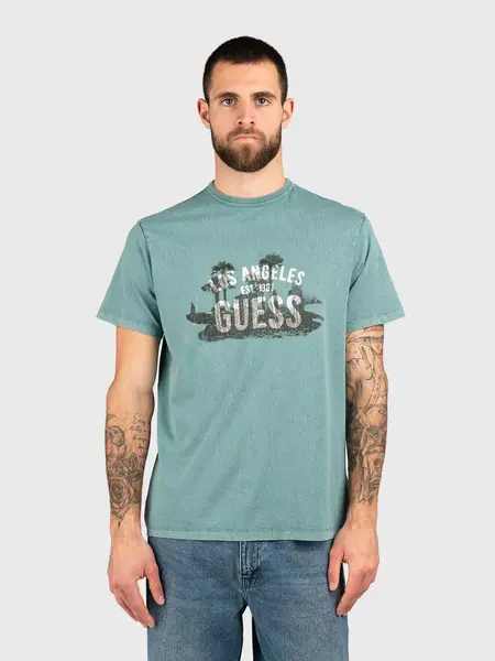 Tricou Ss Cn Treated Guess