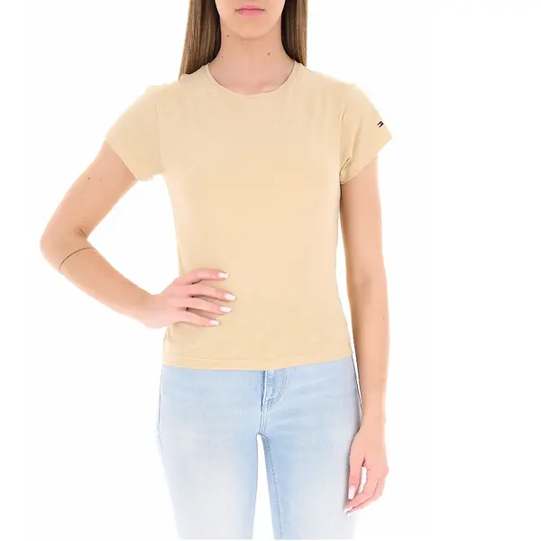 Tricou Tommy Hilfiger CO SLUB SLIM SS TEE